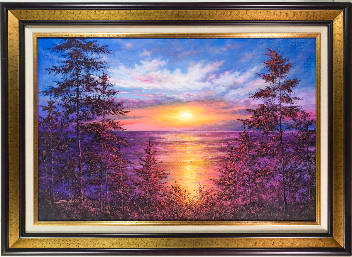 スイベル・ギュレー、【B020　WATER LILIES】、希少な額装用画集より スイベル・ギュレー、【B020 WATER LILIES】、希少な額装用画集より