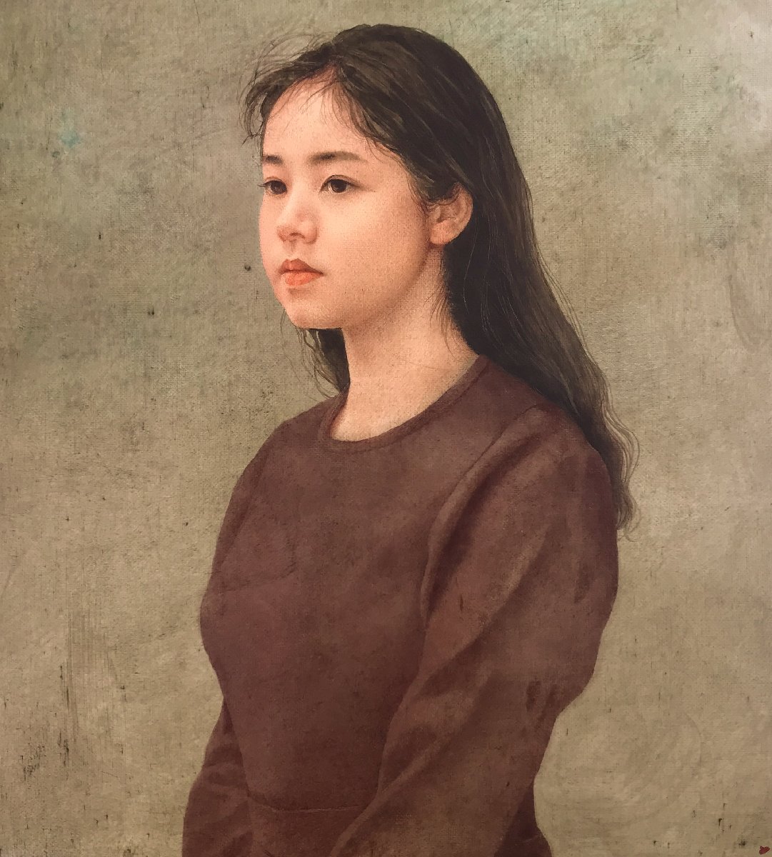 藤井 勉、ものおもい、大判・希少デッサン画集より