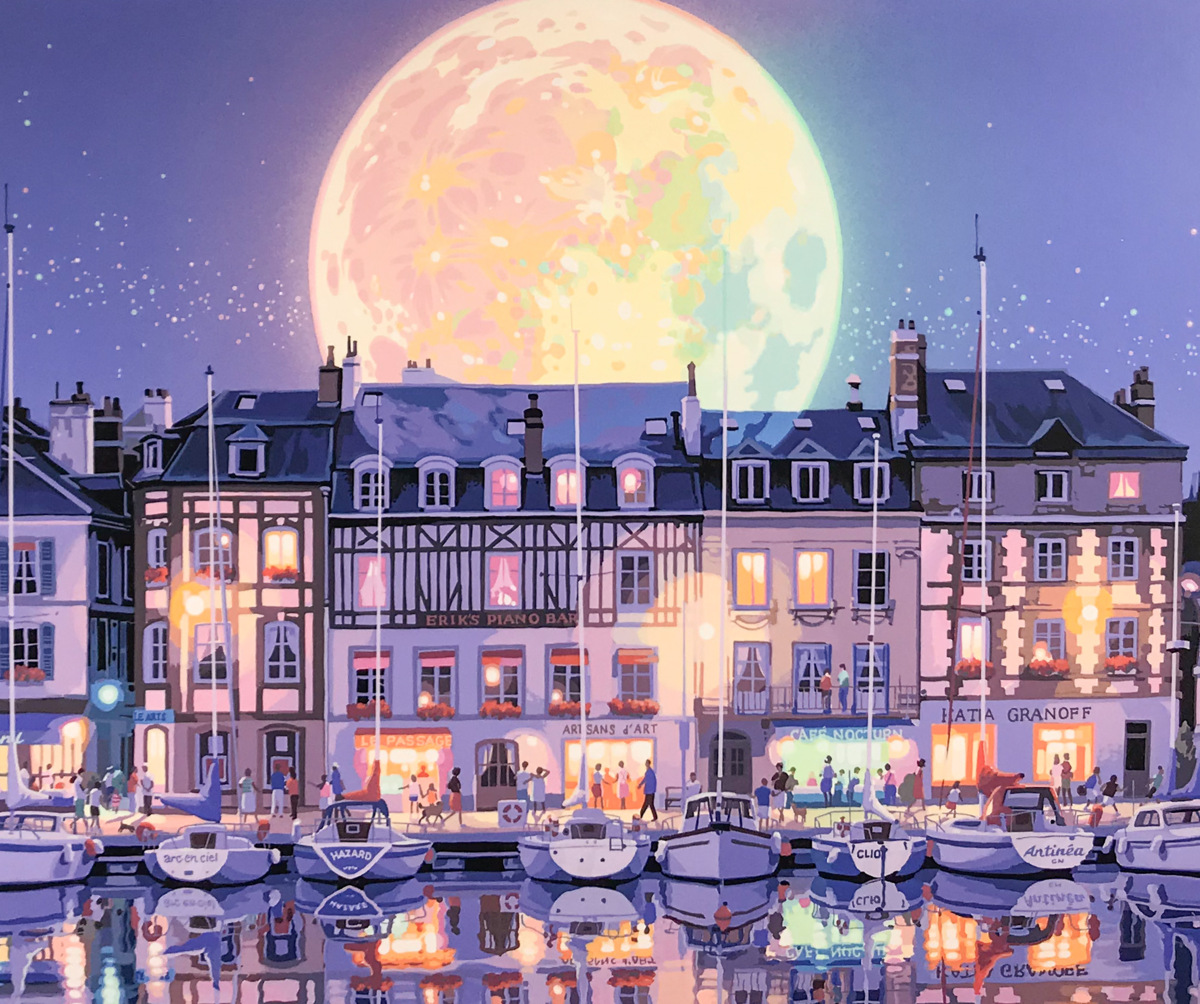 笹倉鉄平　オンフルール　シルクスクリーン 笹倉鉄平(1954-)○116版116色シルクスクリーン『オンフルール