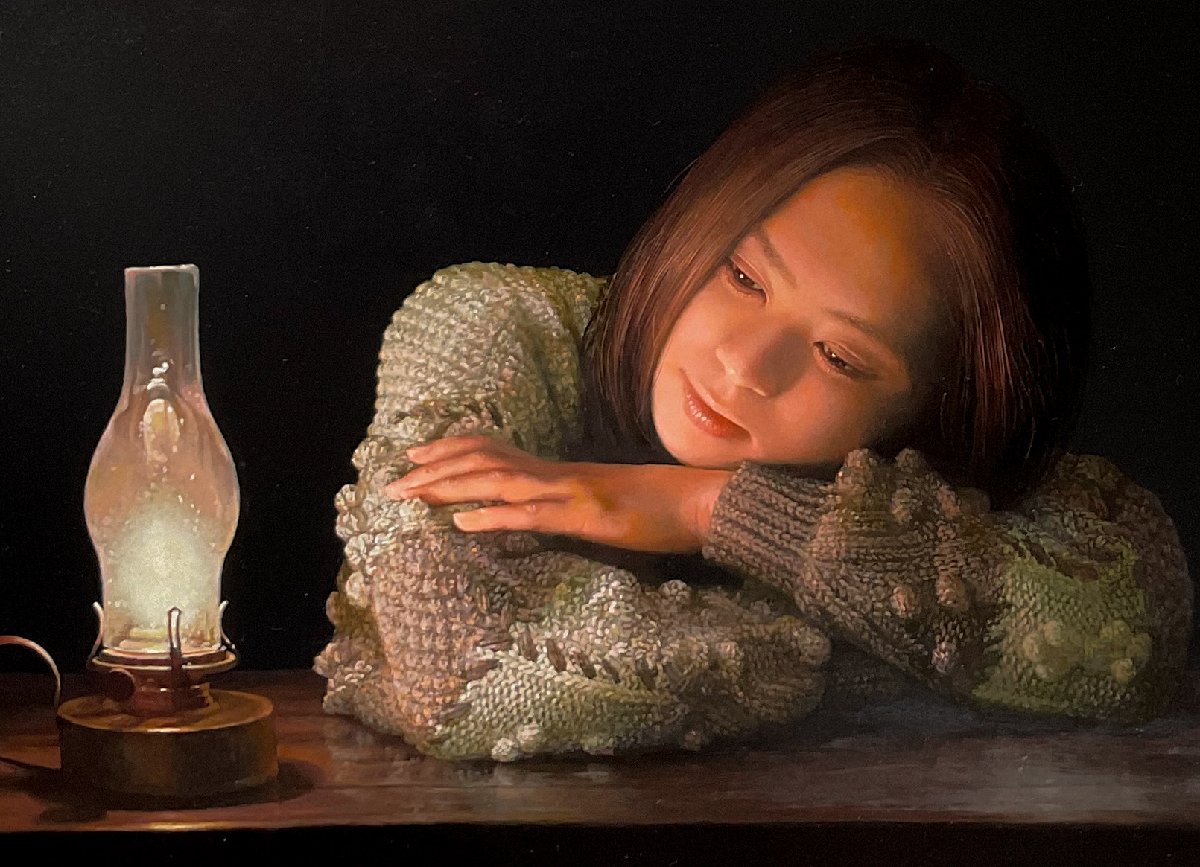 平澤 篤、「yra」、希少画集・額装画、日本製・新品額縁にて額装致します 平澤篤、「櫻色」、希少画集・額装画、日本製・新品額縁にて額装致し