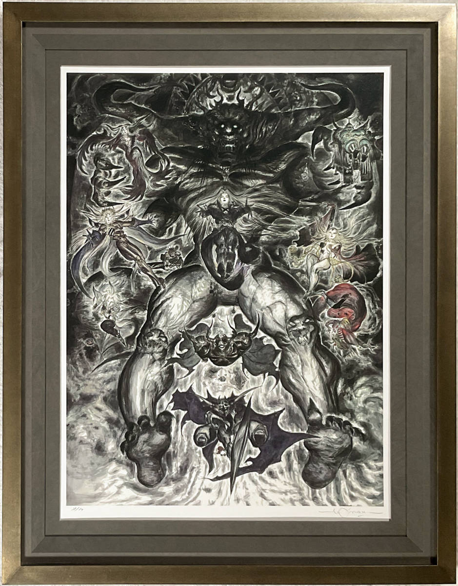 GOD-DARK SIDE 天野喜孝　ファイナルファンタジー　アールビバン GOD-DARK SIDE ファイナルファンタジー 天野喜孝 アールビバン